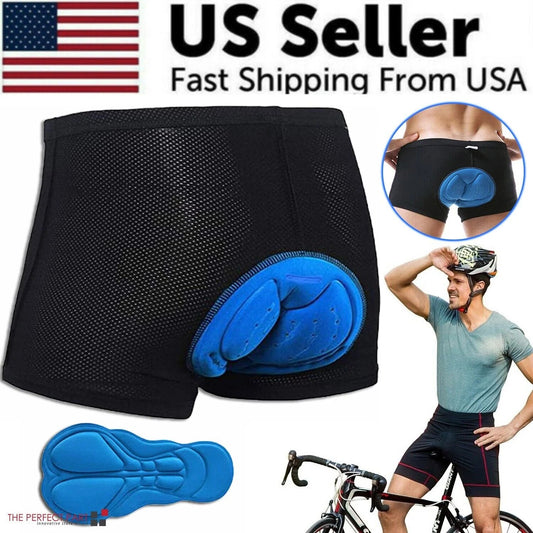 Men's and Women's Cycling Shorts with 3D Padded Sponge Gel for Enhanced Comfort